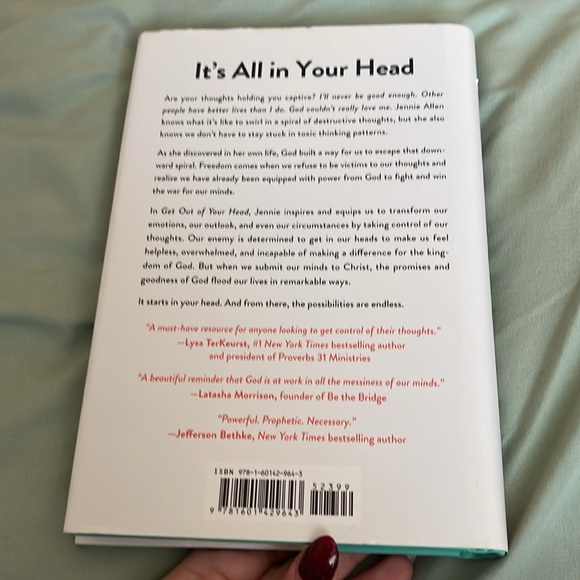 Get Out of Your Head Book by Jennie Allen - Picture 3 of 3